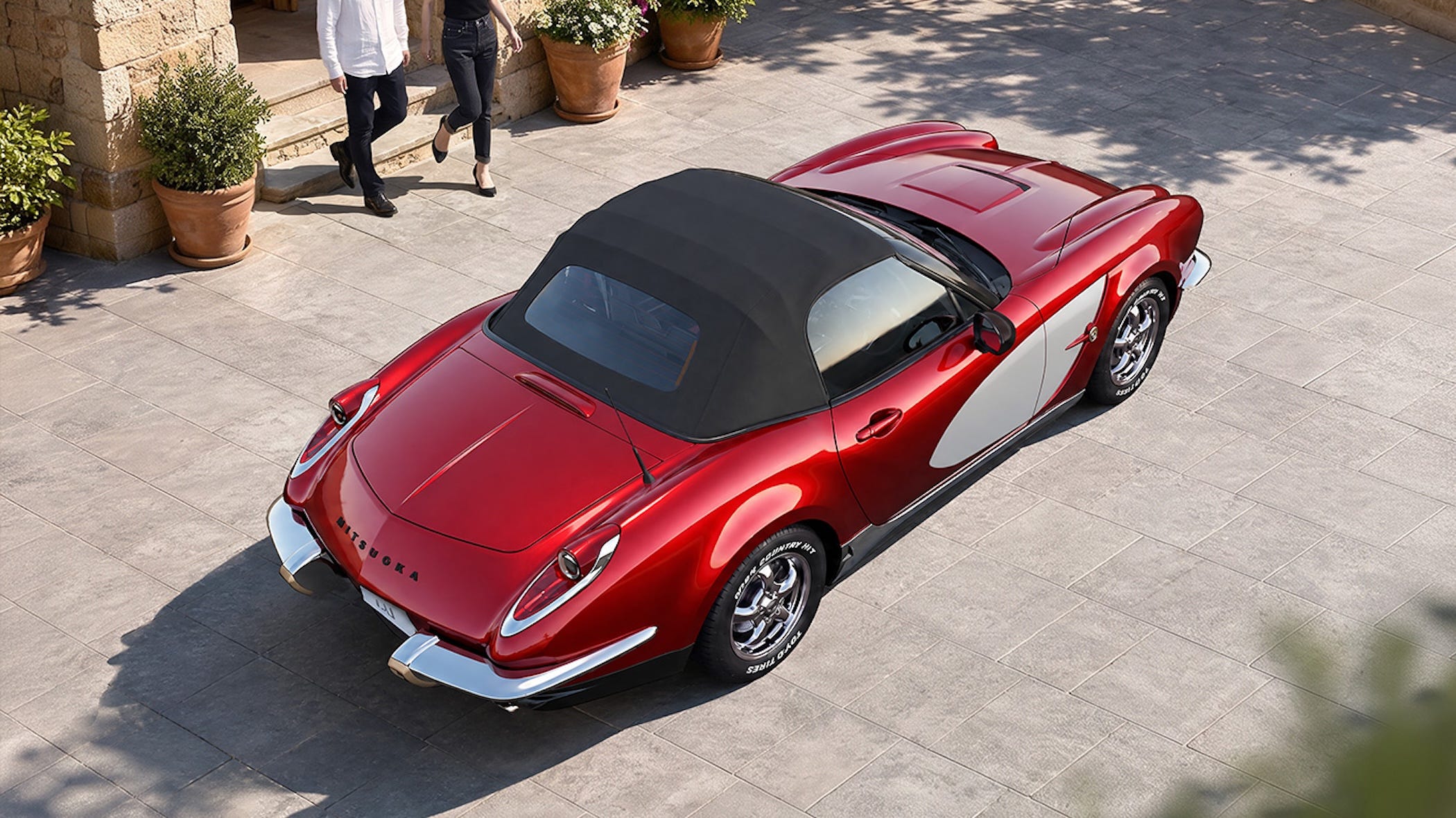 光冈LA1改装版:马自达MX-5变身复古C1科尔维特