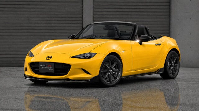 马自达MX-5日本推亮黄限量版，叫好难叫座的小众色彩实验