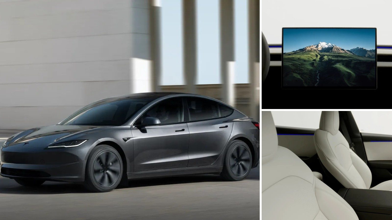 特斯拉中国Model 3升级16英寸屏与V2L,美国版差异化凸显
