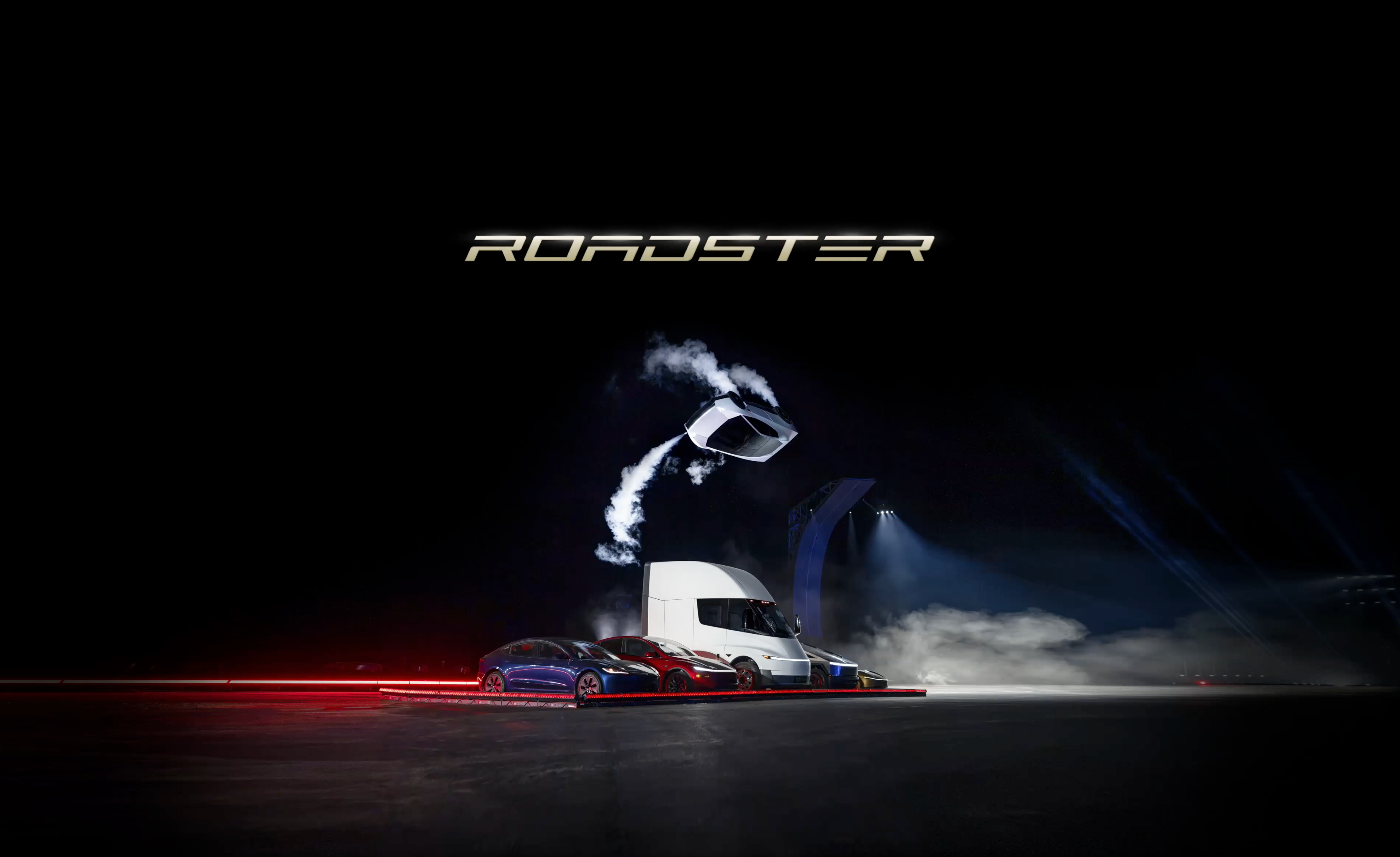 特斯拉新一代Roadster实车亮相,百公里加速窒息级表现