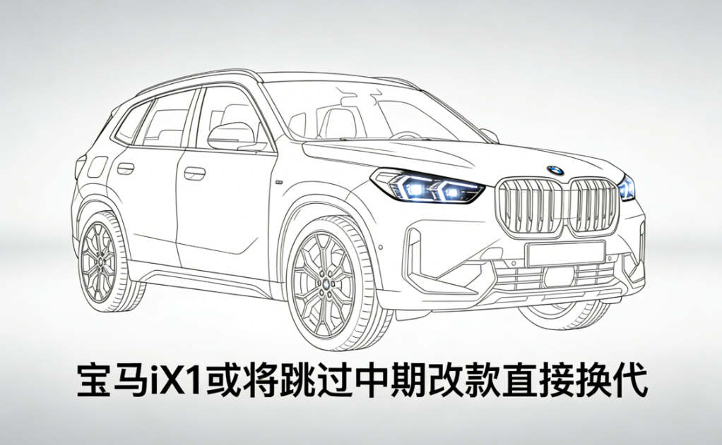 宝马入门级纯电SUV  BMW iX1或将跳过中期改款直接换代