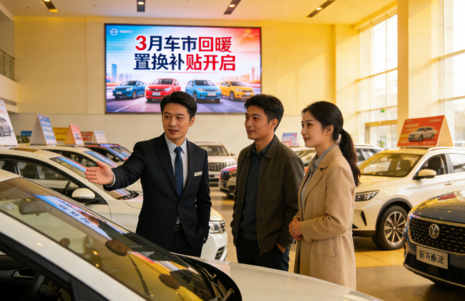 车市回暖信号！乘联会发布3月首周市场预测，新能源渗透率有望突破45%